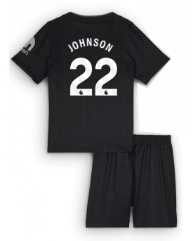 Billige Fotballdrakt Tottenham Hotspur Brennan Johnson #22 Replika Bortedraktsett Barn 2025-26 Kortermet (med bukser)